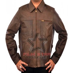 Inception Leonardo DiCaprio (Cobb) Brown Leather Jacket